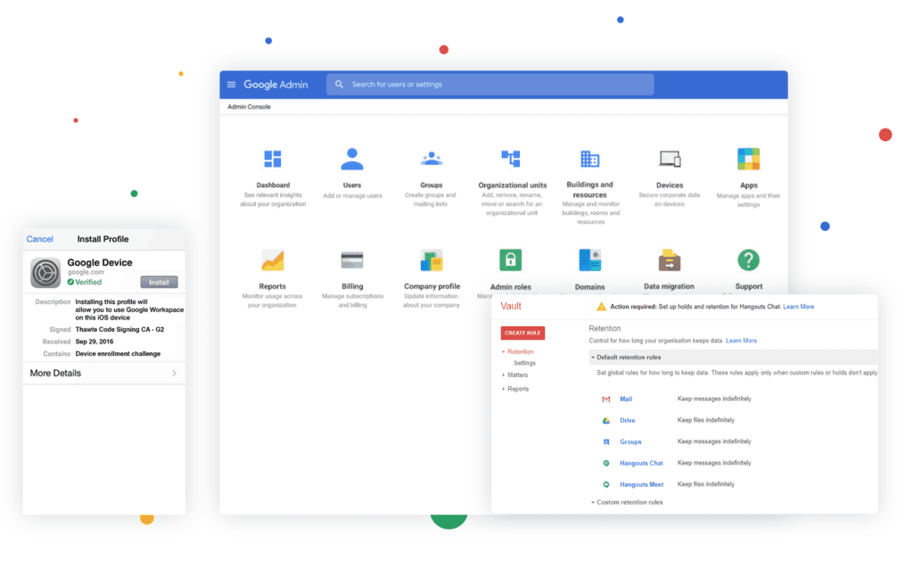 administra google workspace