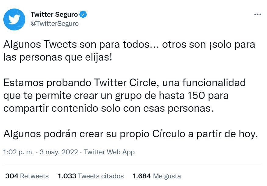 Tw | Conoce "Twitter Circle" lo nuevo de Twitter